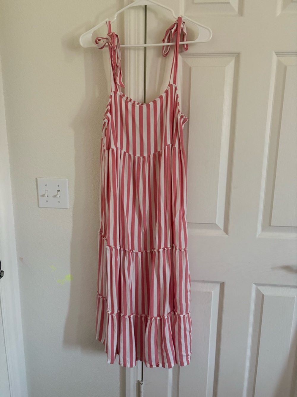 Ingrid & Isabel Pink and White Striped Maxi Dress